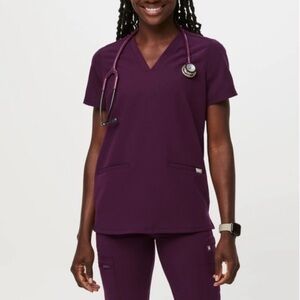 FIGS Casma Three Pocket Scrub Top size XXS